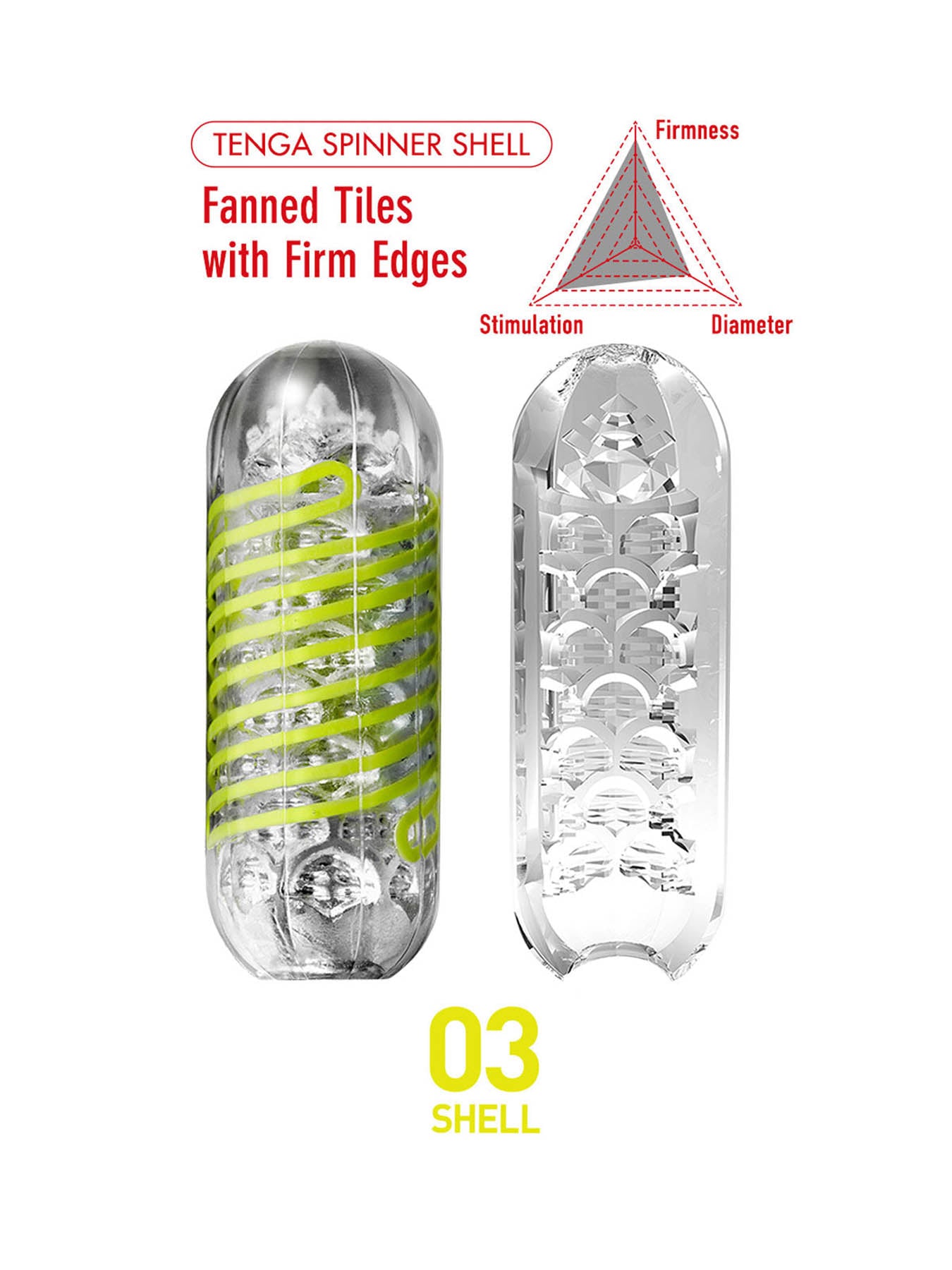Tenga Shell Spinner - Male Masturbator