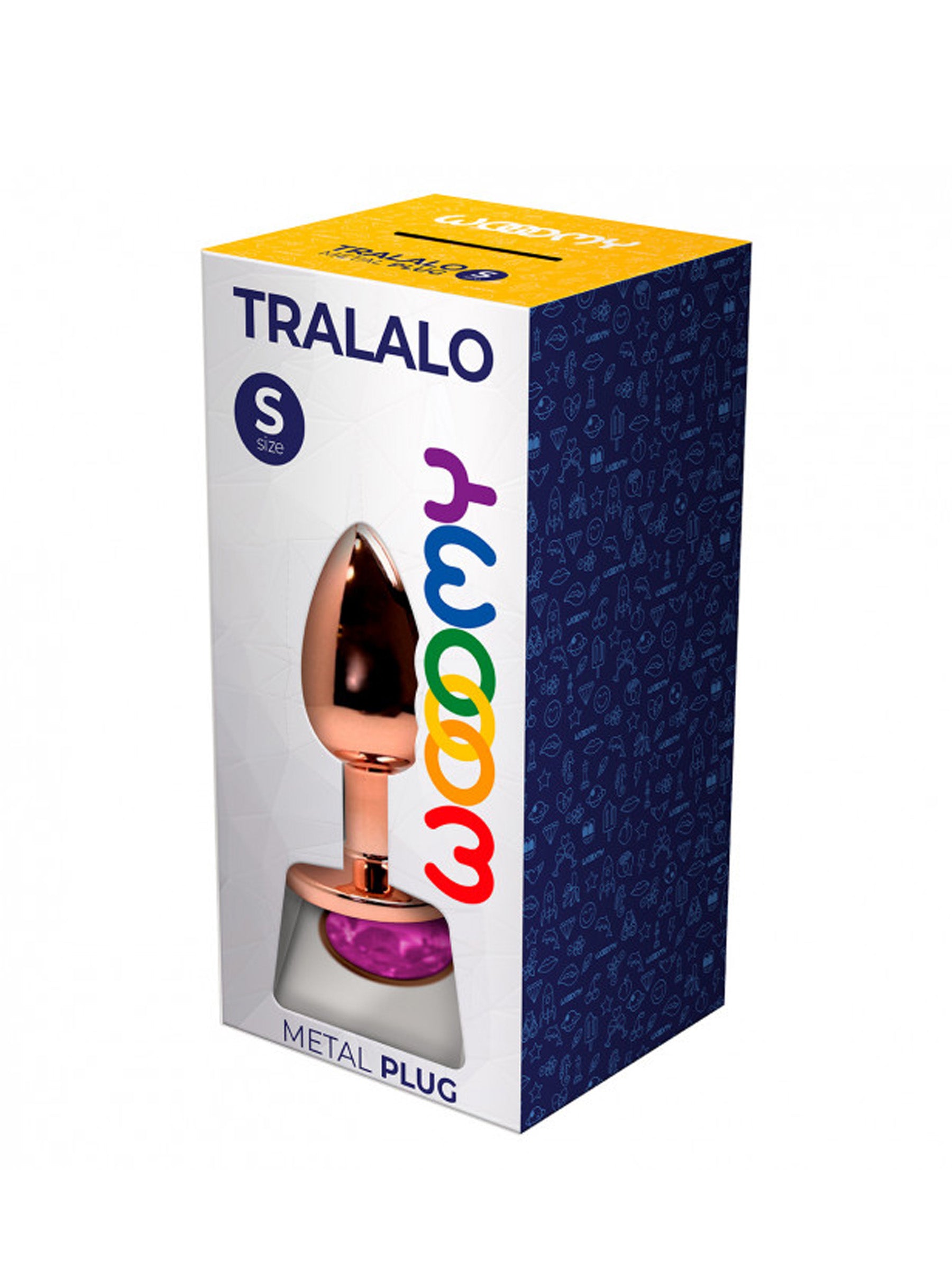 Wooomy Tralalo Metal Plug S - Rose Gold Magenta