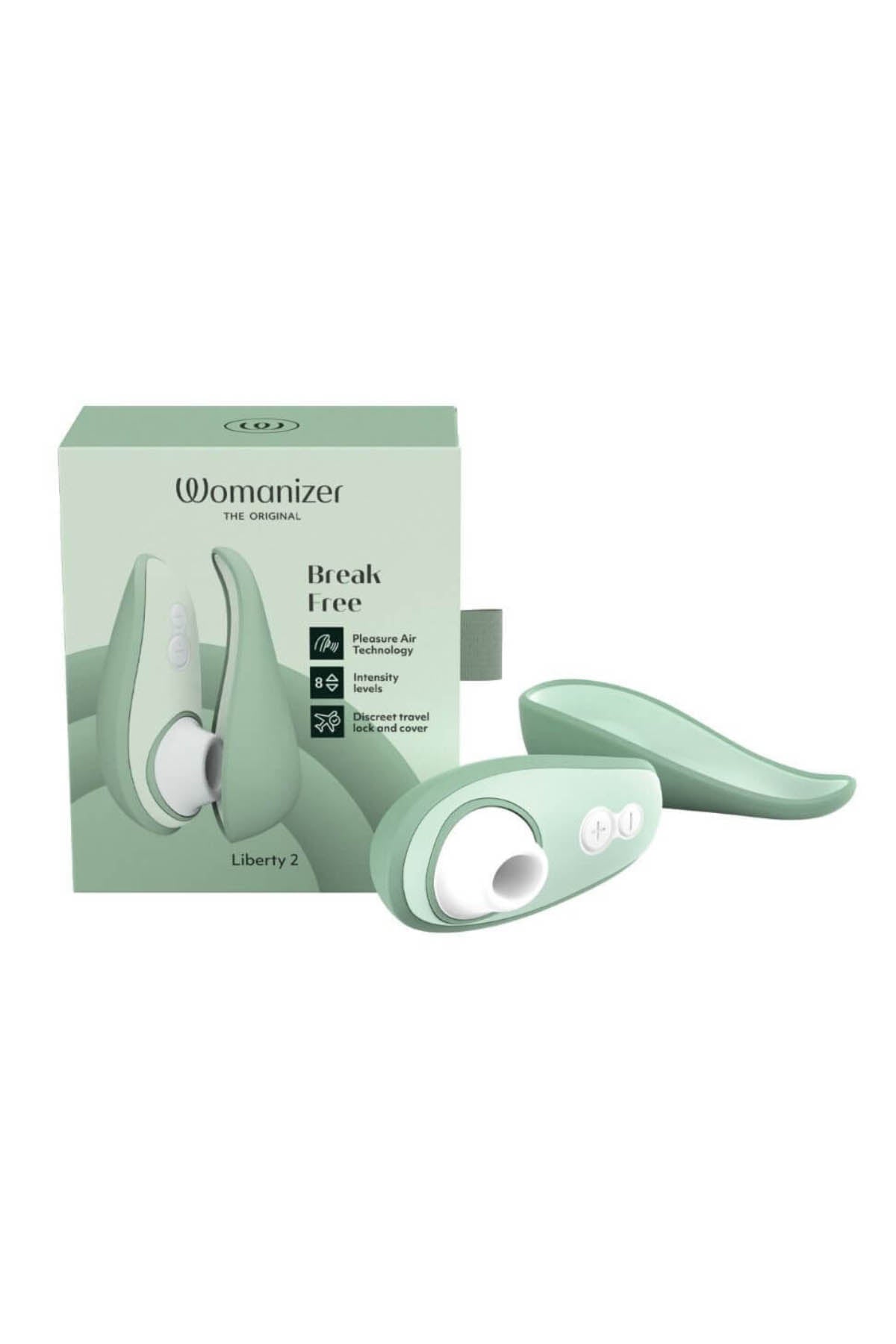 Womanizer Liberty 2 - Clitoral Stimulator - Sage - Sex Toy for Women