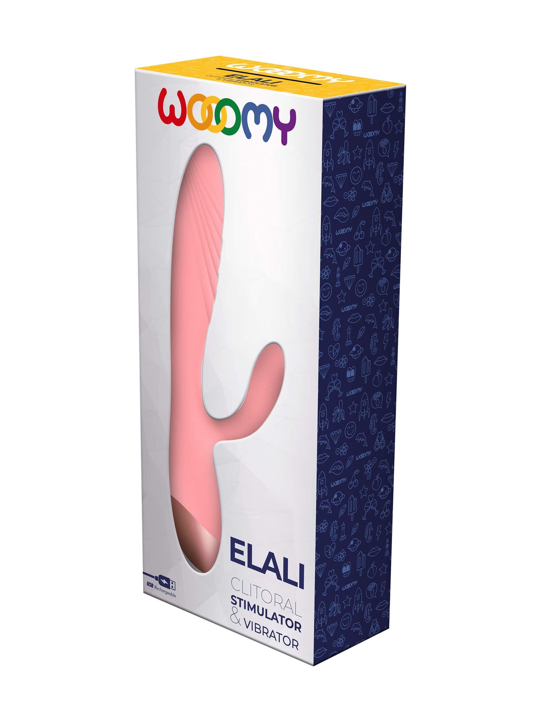 Wooomy Elali Rabbit Light Vibrator - Pink