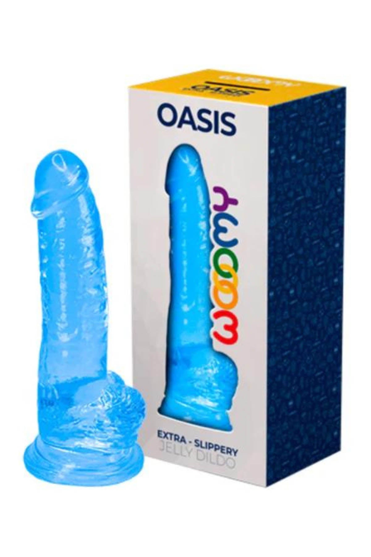 Wooomy Oasis 8 inch - Realistic Suction Cup Dildo
