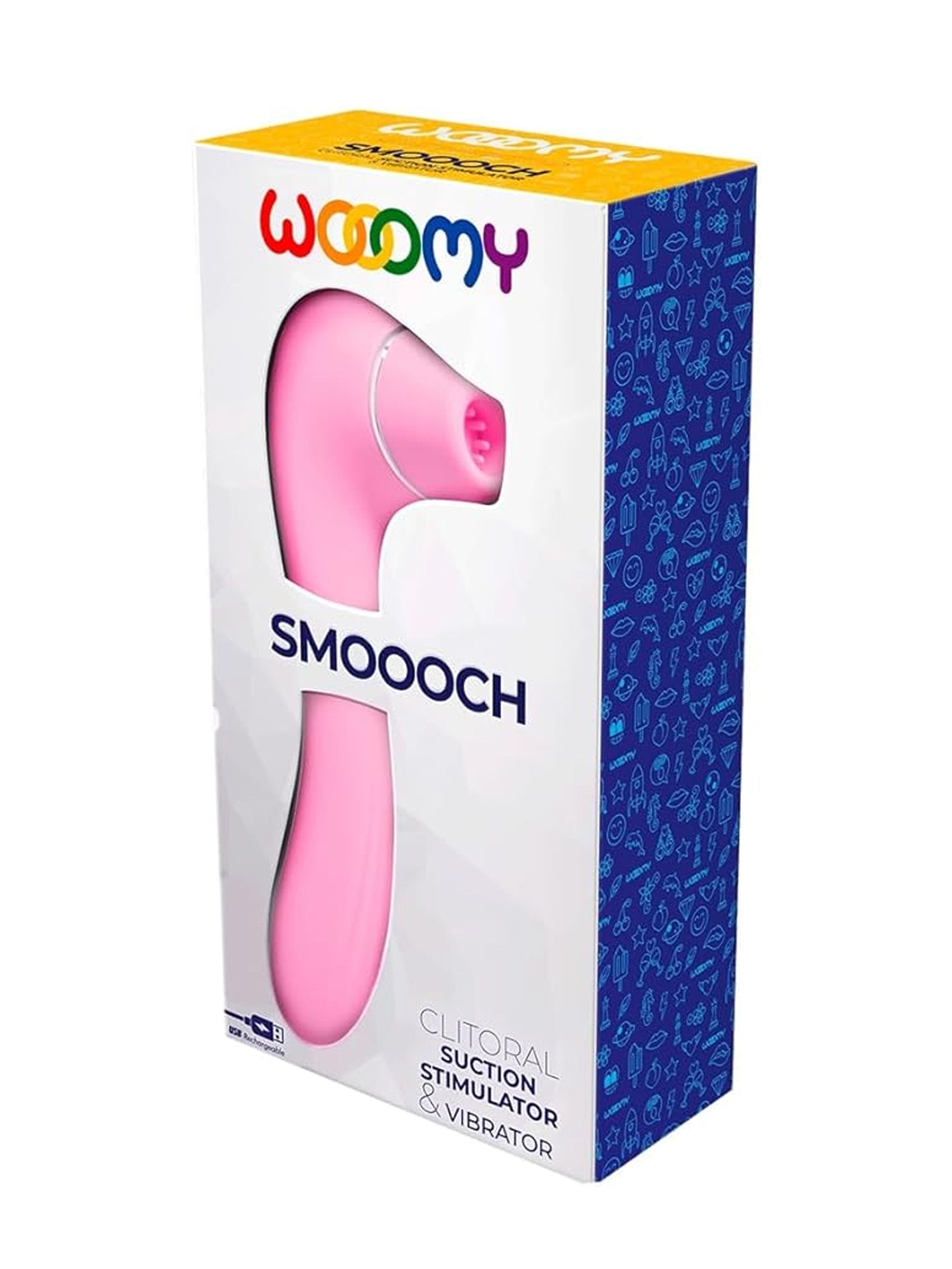 Wooomy Smoooch Clitoral Vibrator - Pink