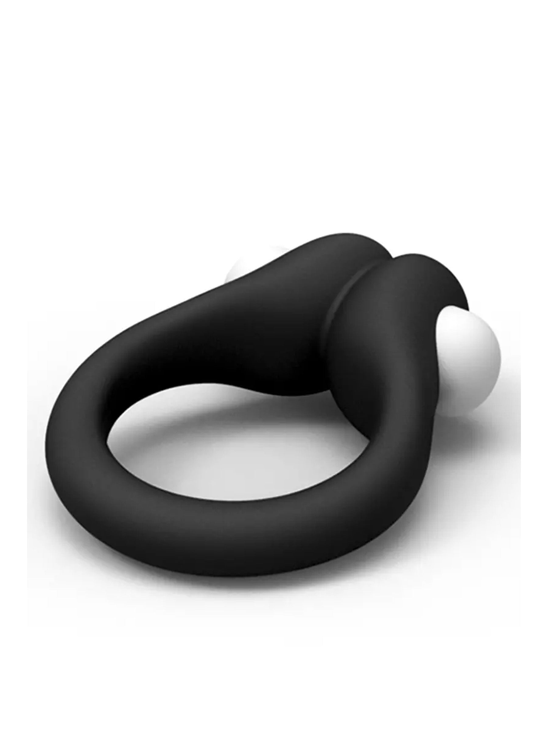 Wooomy Zippy Vibrating Ring With Bullet - Black
